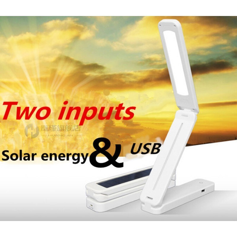 led high quality Solar energy Charge Dimming table lamp touc
