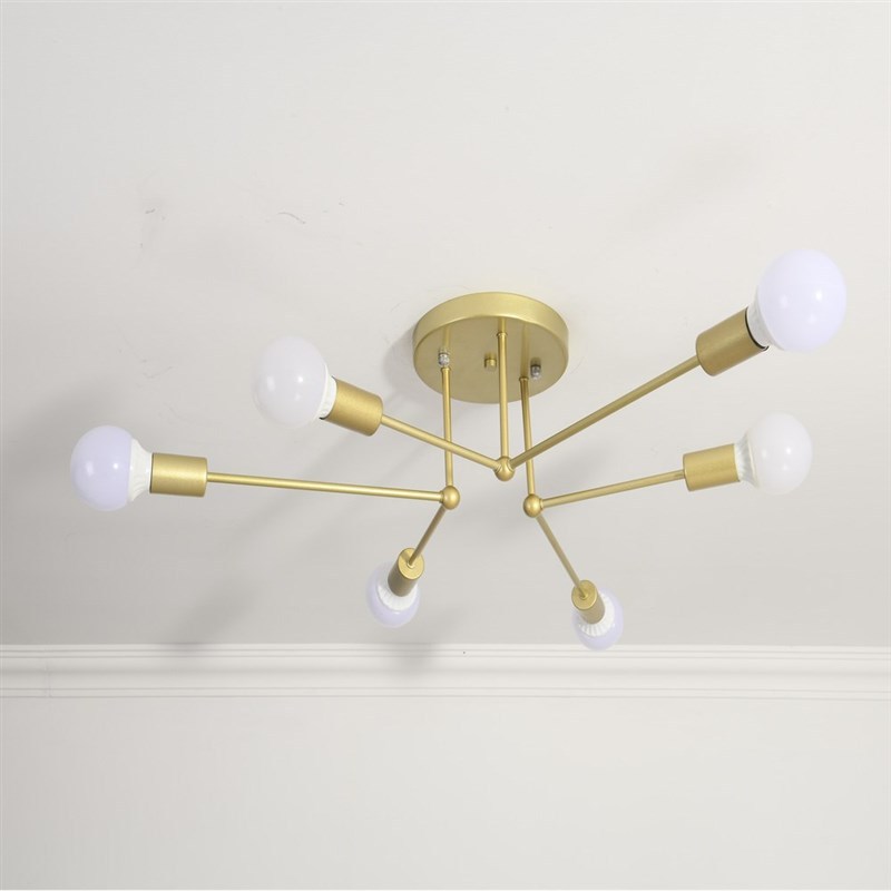 Modern LED Chandeliers Light Edison Bulb  Bean Chandelier fo