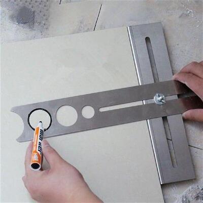 1PC Multi-Functional Tile Locator Puncher Tapper Adjustable