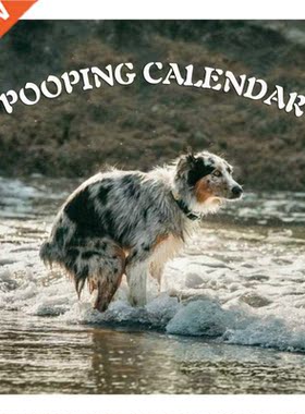 Pooping Dog Pooches Calendar 2022 Wall Calendars Supplies Ac