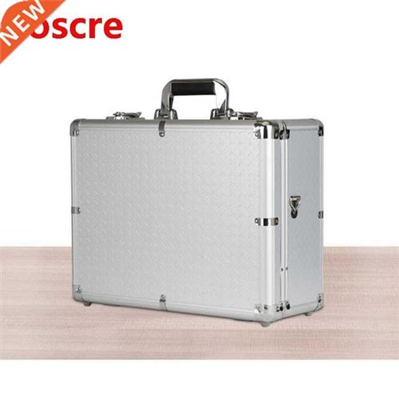 420x320x175mm Aluminum Alloy Tool Box Portable Suitcase File