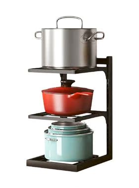 Adjustable Pot And Pan Organizer Pans And Pot Storage Rack
