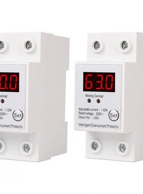SAP01 30A/63A Din Rail Adjustable Over Voltage And Under Vol