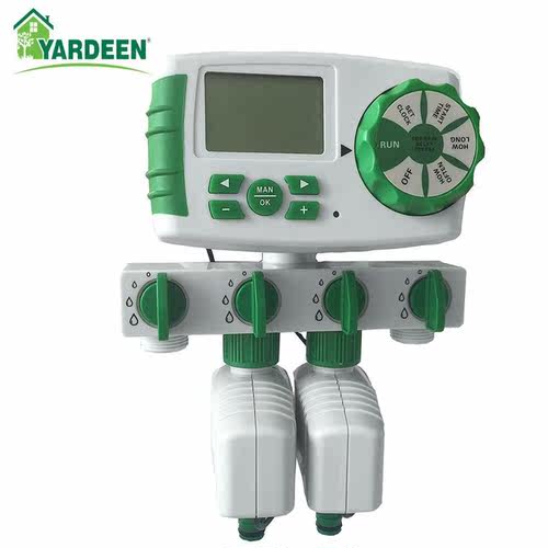 Garden Automatic 4-Zone Irrigation Watering Timer System  Ga