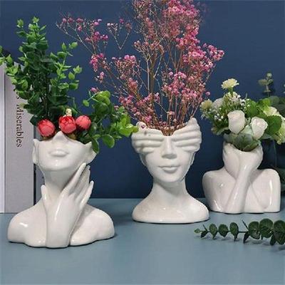 Body Art Ceramic Vase, Funny Novelty Flower Arrangement