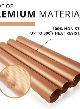 10Pcs Extra Thick Heat Resistant BBQ Grill Mat Baking Non-St