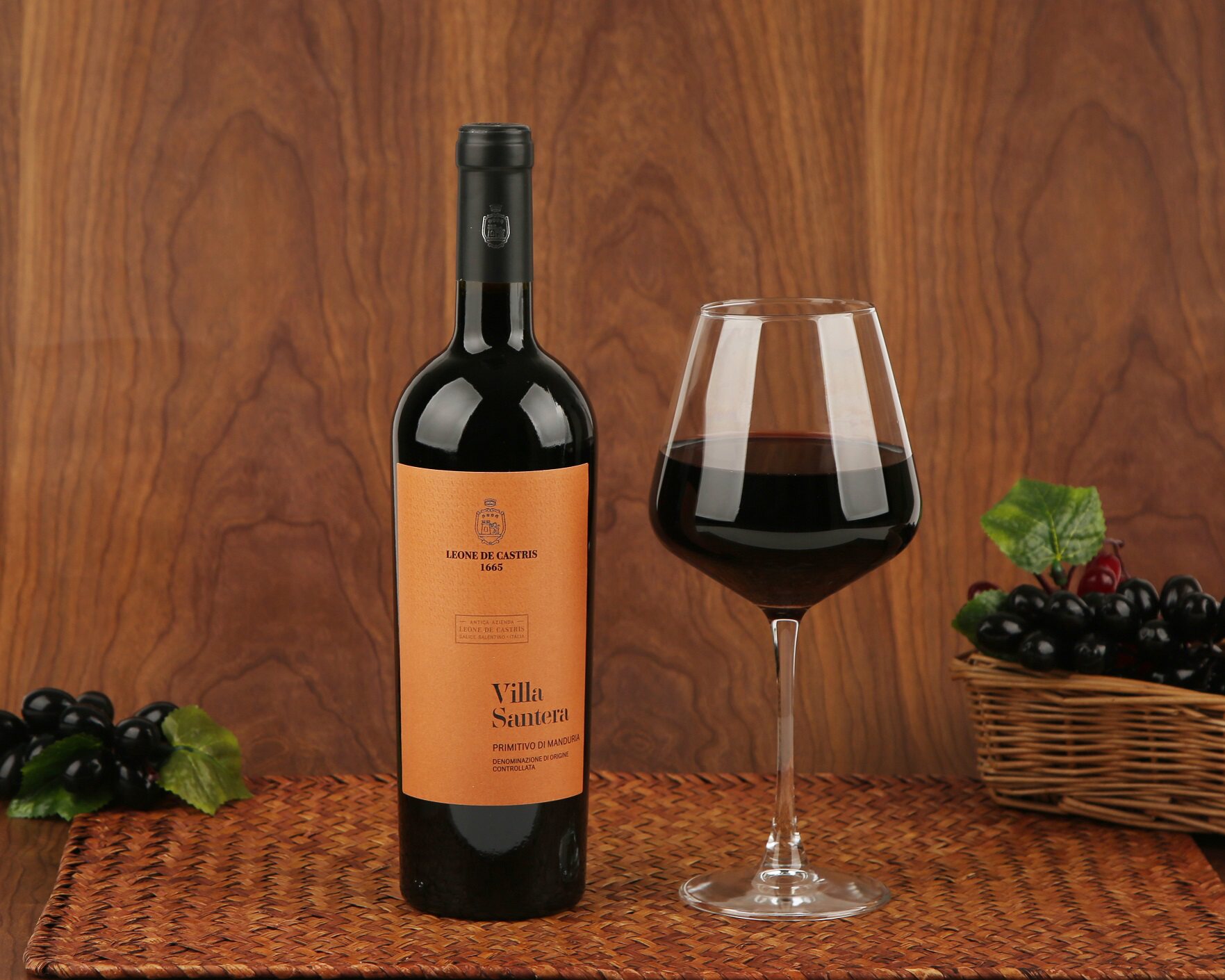 【商务精选】意大利原瓶进口红酒林凯普里米蒂沃红葡萄酒新老混发