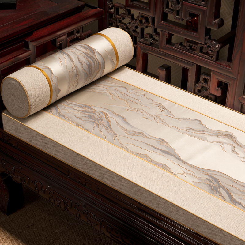 速发中式汉罗床沙木垫红发坐垫防滑垫子实木飘窗垫通用海绵乳胶