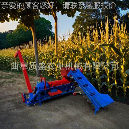 家用拖脱粒机小型家用加全自动22V脱厚苞米0RSV打玉米粒机