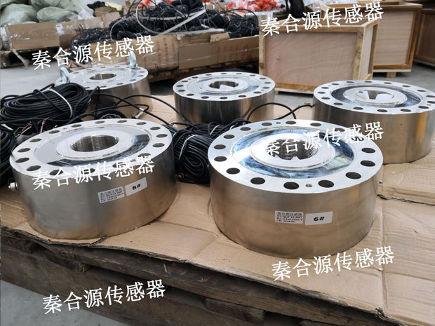 轮辐式拉力传感器 50吨空心式中空测力传感器 500KN标准测力仪