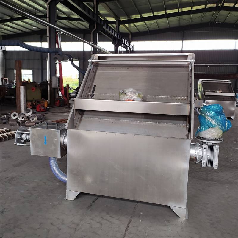 水果蔬菜螺旋压榨脱水机 厨余垃圾压缩处理机 260淤泥螺旋压榨机