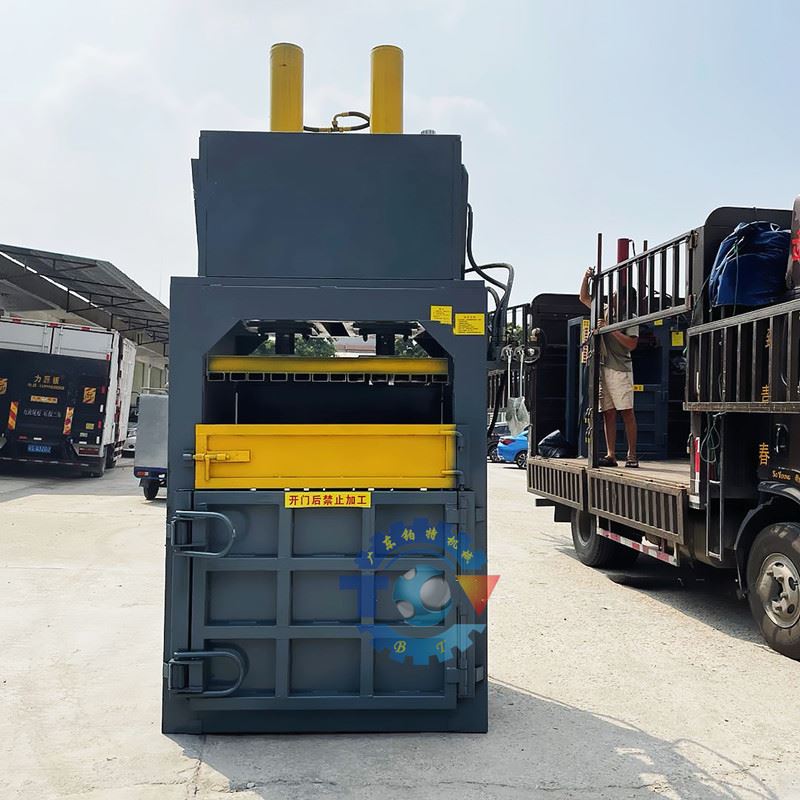 一次性薄膜袋子液压打包机废料回收压缩打捆机半自动单双杠压包机