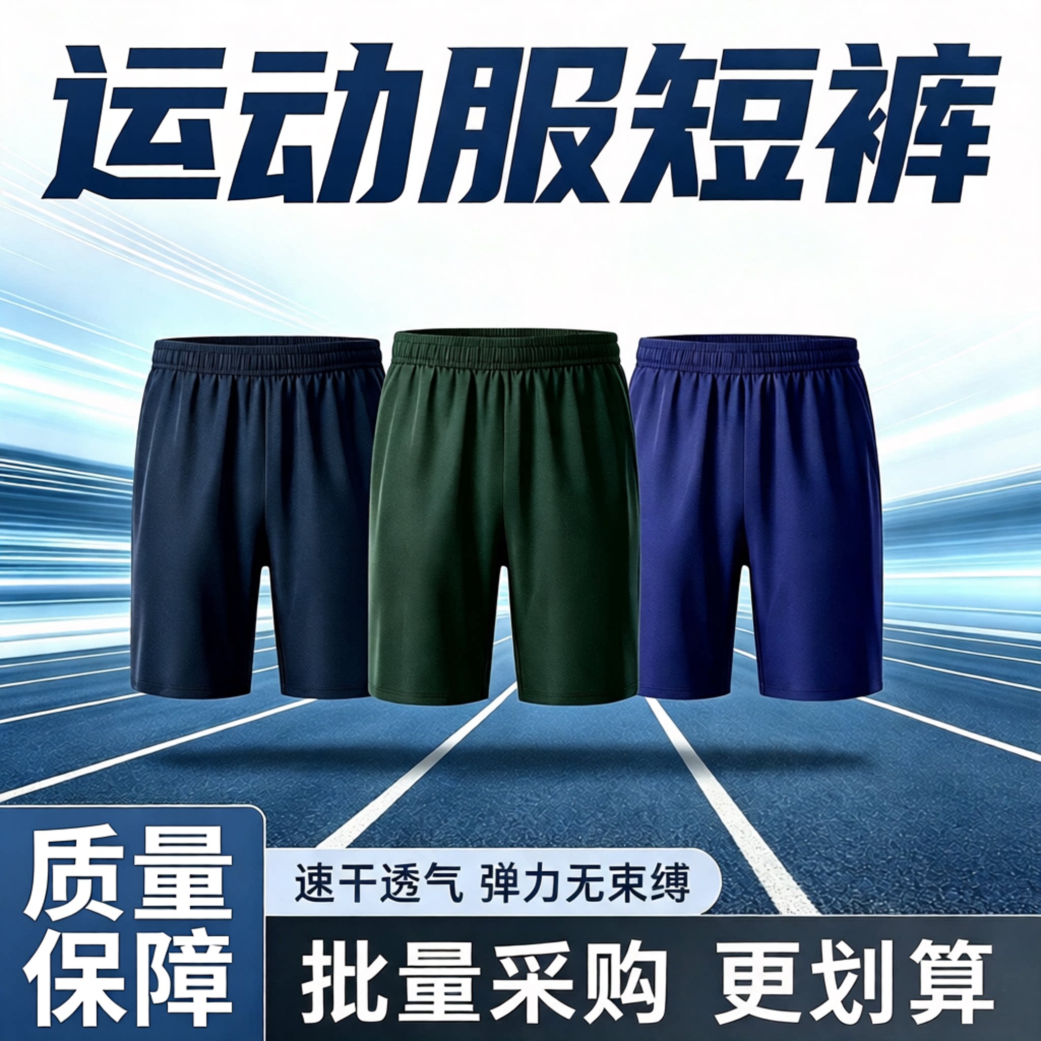 体能运动服短裤长裤户外速干透气短裤T恤训练短裤制式短裤训练服