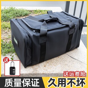 便携旅行手提包袋 正品 黑色留守袋后留包手提包结实防水前运包加厚