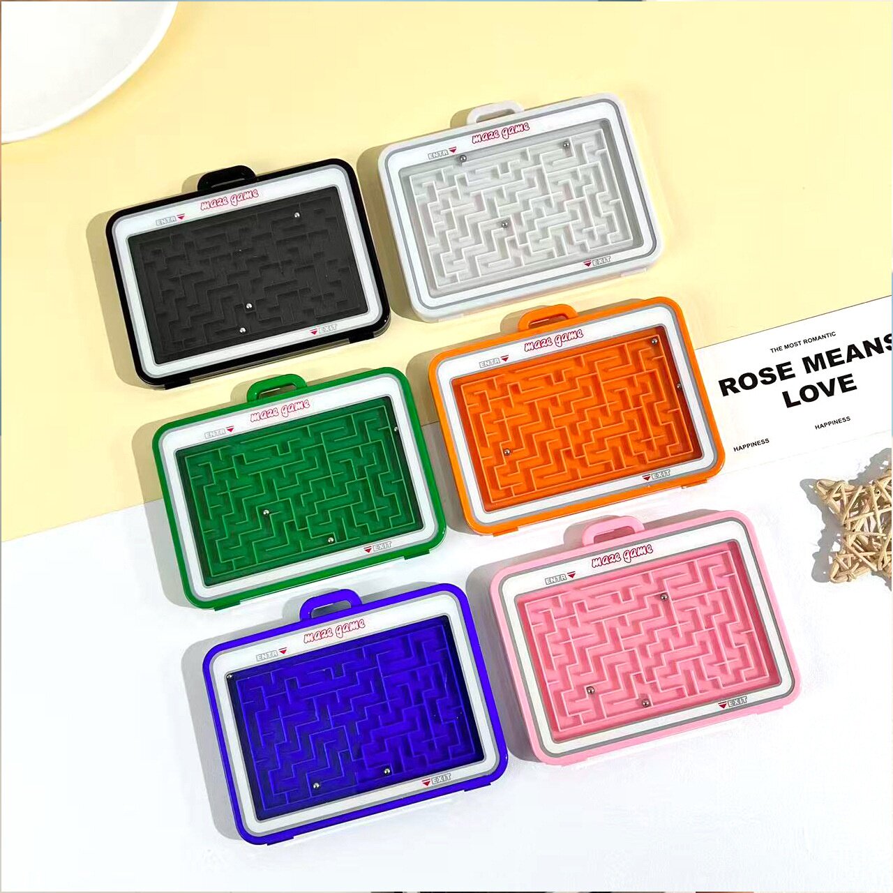 横款益智迷宫卡套学生校园卡饭卡包男女证件套保护套透明翻盖卡套