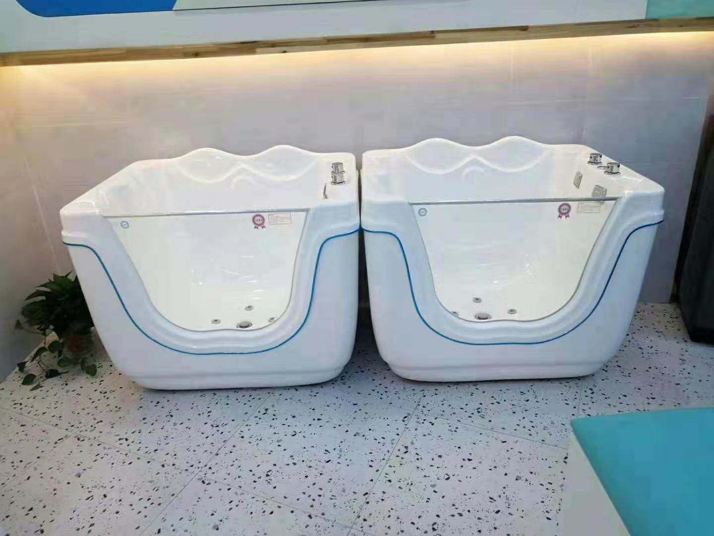 婴儿童游泳池商用母婴店游泳馆游泳池宝宝泡泡浴缸亚克力洗澡浴盆