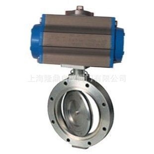 气动不锈钢蝶阀 气动卫生级蝶阀 中隆鼎控供D671H气动对夹式 蝶阀