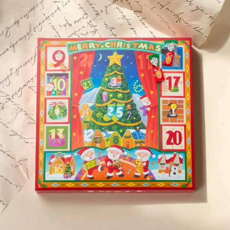 【新款现货】超人气日本白色恋人圣诞日历倒数惊喜盲盒巧克力饼干
