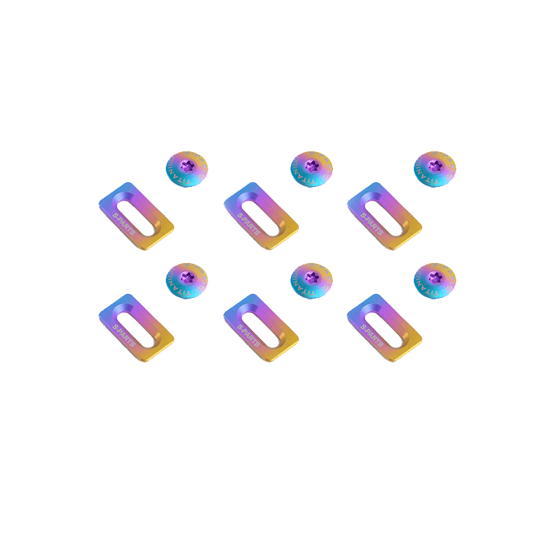 S-PARTS 锁片螺丝支持公路车锁片 钛合金螺丝 扣片