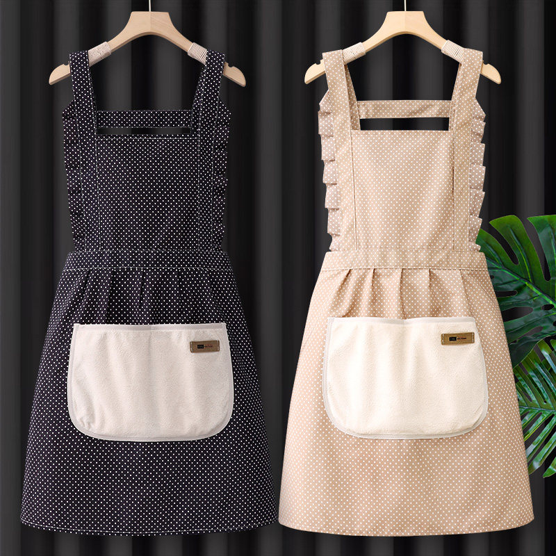 纯棉公主风围裙时尚洋气纯棉