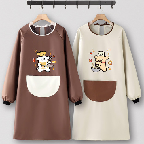 饭店定制围裙厨房家用防尘防水