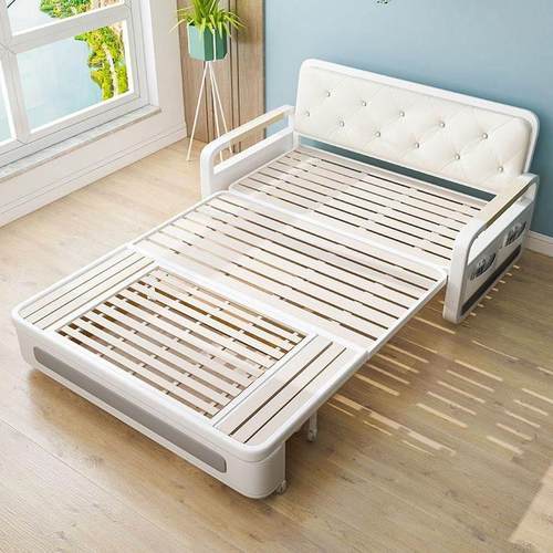 网红沙发床两用多功伸缩可折叠床单人双人床客厅小户型简易午休床-封面