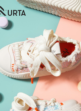 URTA而它草履虫系列“涨粉了”多巴胺低帮休闲板鞋面包鞋明星同款