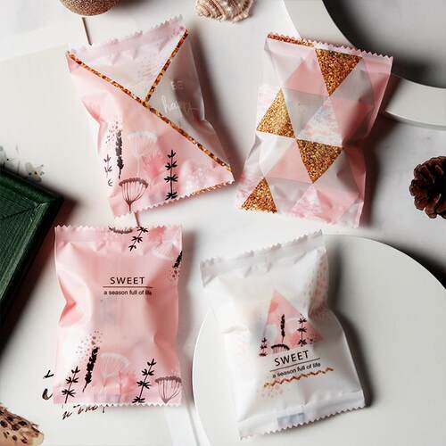 新款烘烘焙雪花酥奶包装牛袋轧糖焙食品曲奇饼干袋枣包SRT装糖果