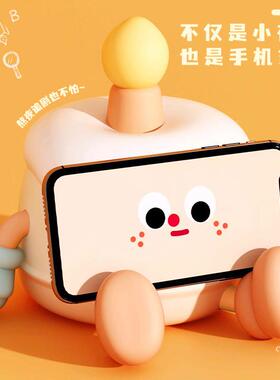 生日蛋糕头小夜灯卧摆室件床灯爱感应拍拍灯创意可送儿童女友799