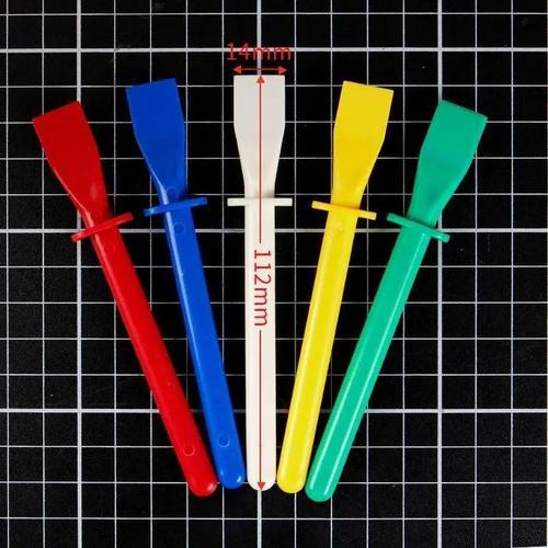 PE上胶小刮板皮革床面处理剂上胶片皮革胶刮胶板手工皮具diy工具