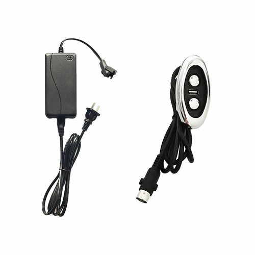 电动沙发排骨架手控器按摩椅推杆电机升降杆控制器带USB五金配件