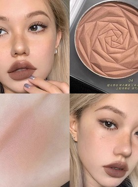 盐系亚裔感！ROTO单色腮红收缩色低饱和哑光细珠光提亮妆容轻欧美