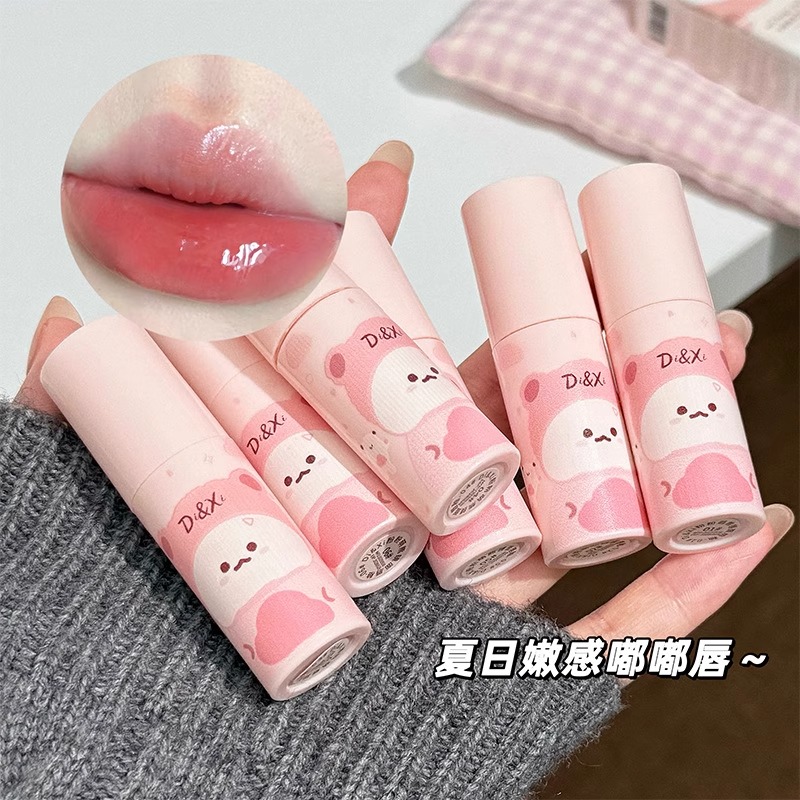 镜面唇釉嘟嘟唇唇泥唇彩口红粉粉