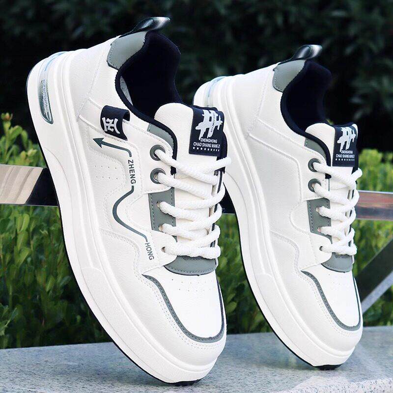 透气新款男鞋板鞋百搭男士运动休闲 鞋潮流小白鞋男款鞋子时尚耐