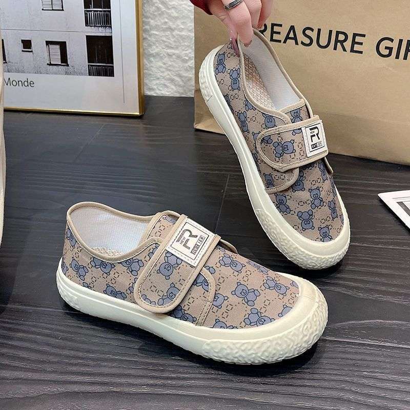 女帆布鞋百搭软底休闲鞋透气板鞋