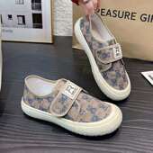 低帮布鞋 学生鞋 春秋季 帆布鞋 新款 百搭软底休闲鞋 透气板鞋 低帮轻便