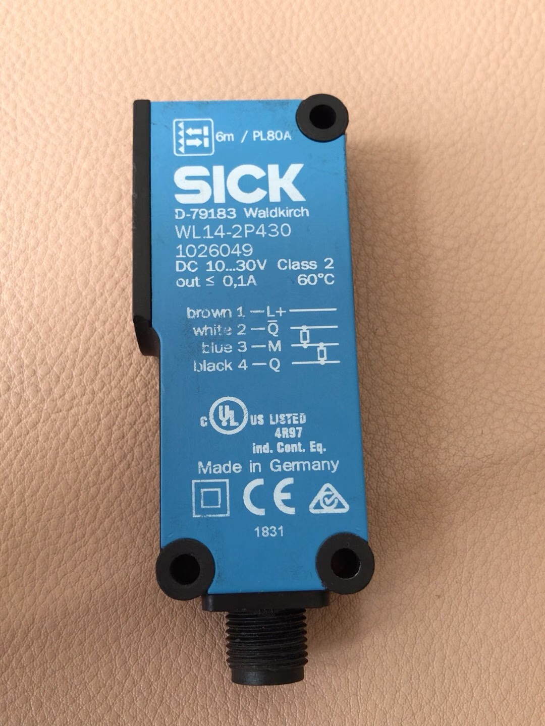 WL14-2P430，SICK德国西克光电开关，功能完好，成