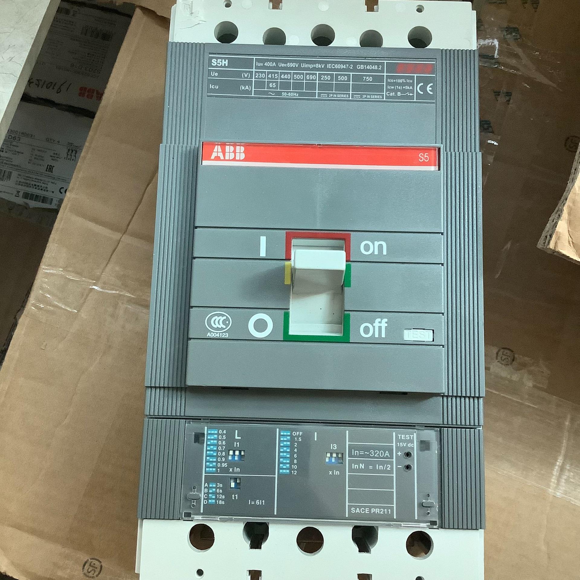 ABB塑壳断路器S5H400 3P 320A