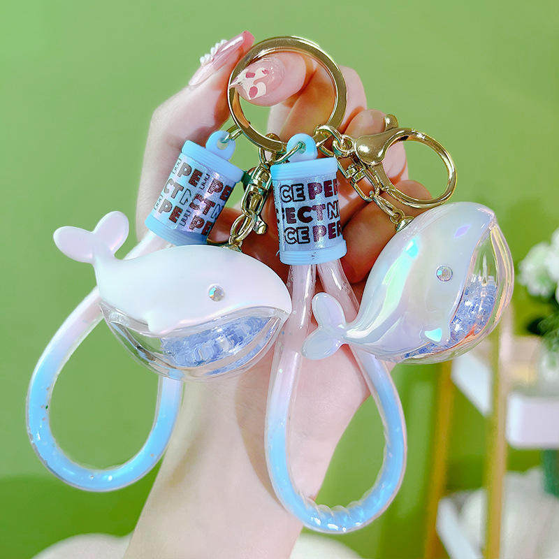 小红书同款当我飞奔向你同款鲸鱼挂件高颜值精美小礼品钥匙扣