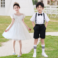 六一兒童演出服幼兒園畢業(yè)照表演服裝女童舞蹈服蓬蓬裙小學(xué)生合唱