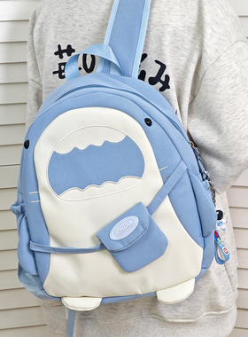 小学生3-6年级书包减负护脊双肩包小众设计可爱卡通休闲出游背包