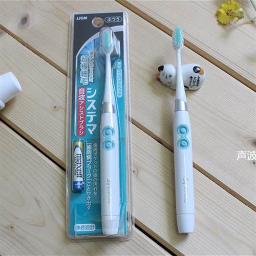 日本进口狮王Lion细齿洁电动牙刷/替换刷头声波振动软毛成人/儿童