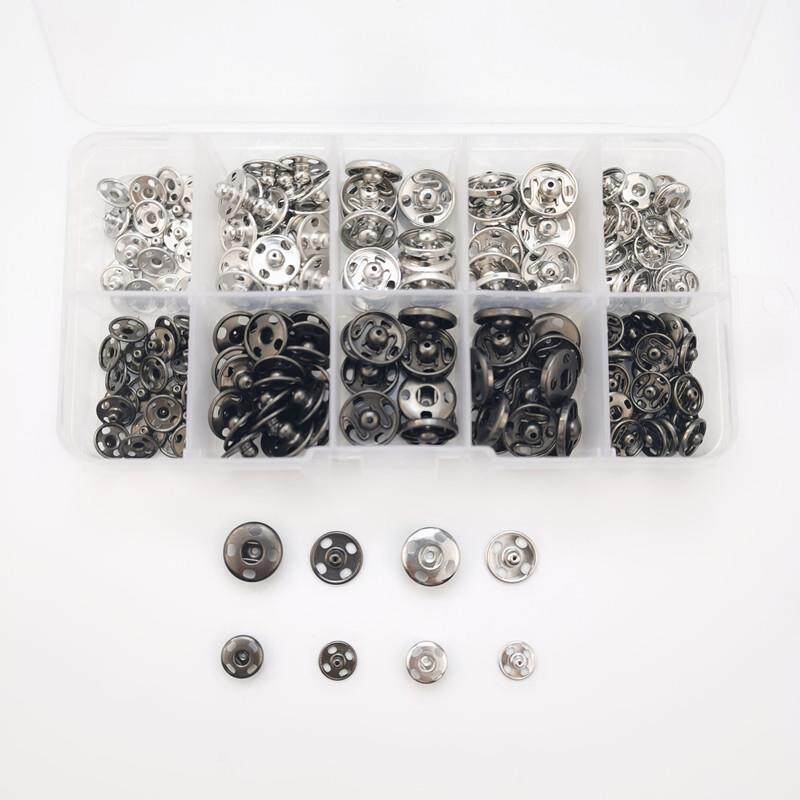 8.5/12mm金属按扣锨钮盒装童装子母扣揿扣马甲扣隐形暗扣服装