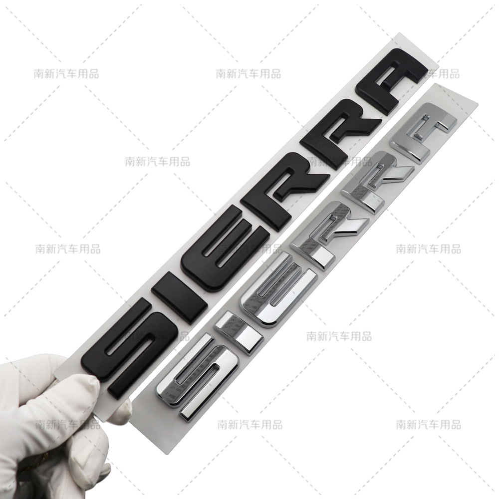 sierra车贴 适用于gmc后尾箱标 gmc车标 外贸贴标