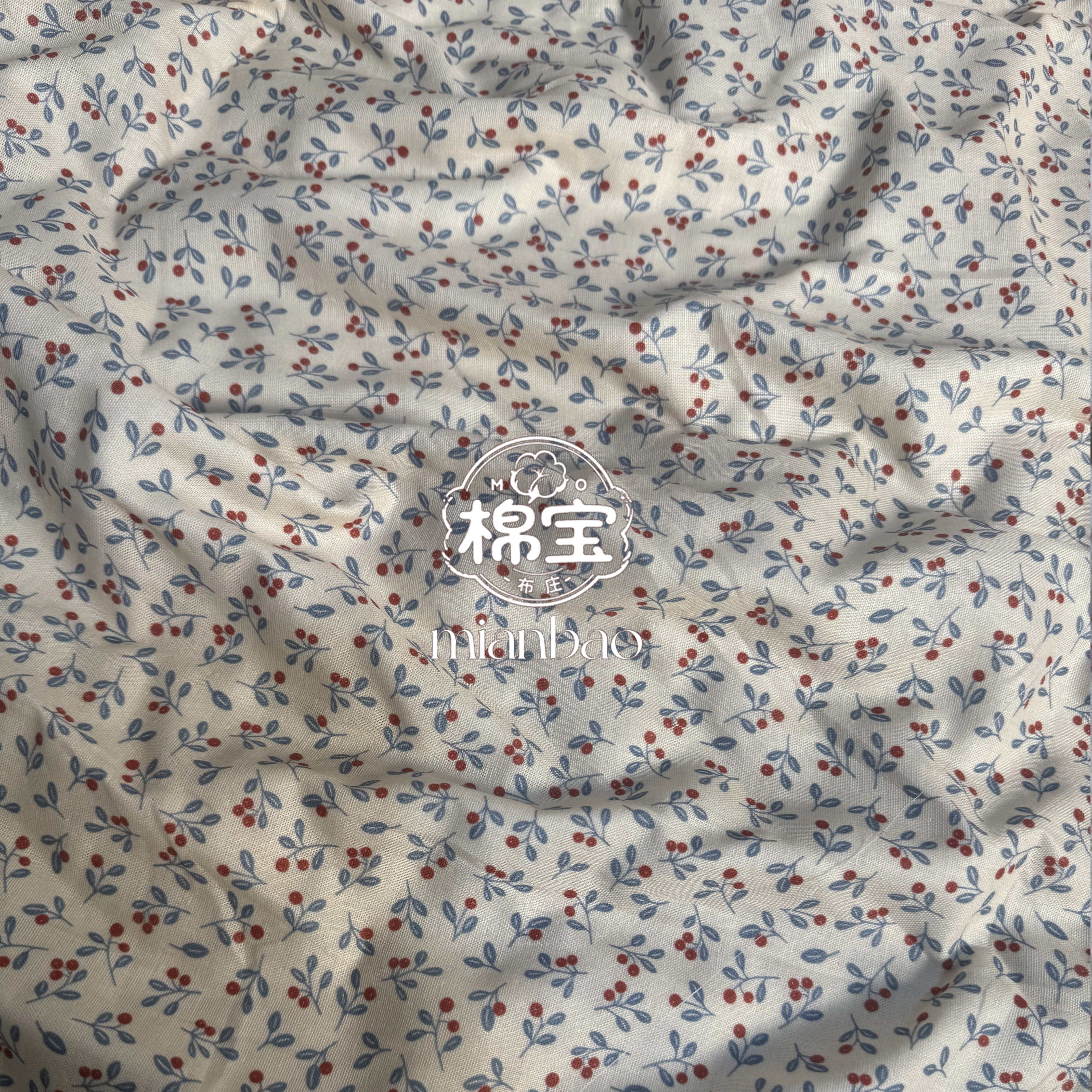 棉宝布庄K家同款全棉口水巾双层纱面料2.5米宽四件套纯棉宽幅面料