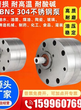 CB-BNS6/10/16/20/25/2.5/4不锈钢齿轮泵饲料喷涂灌装机油泵CBA-B