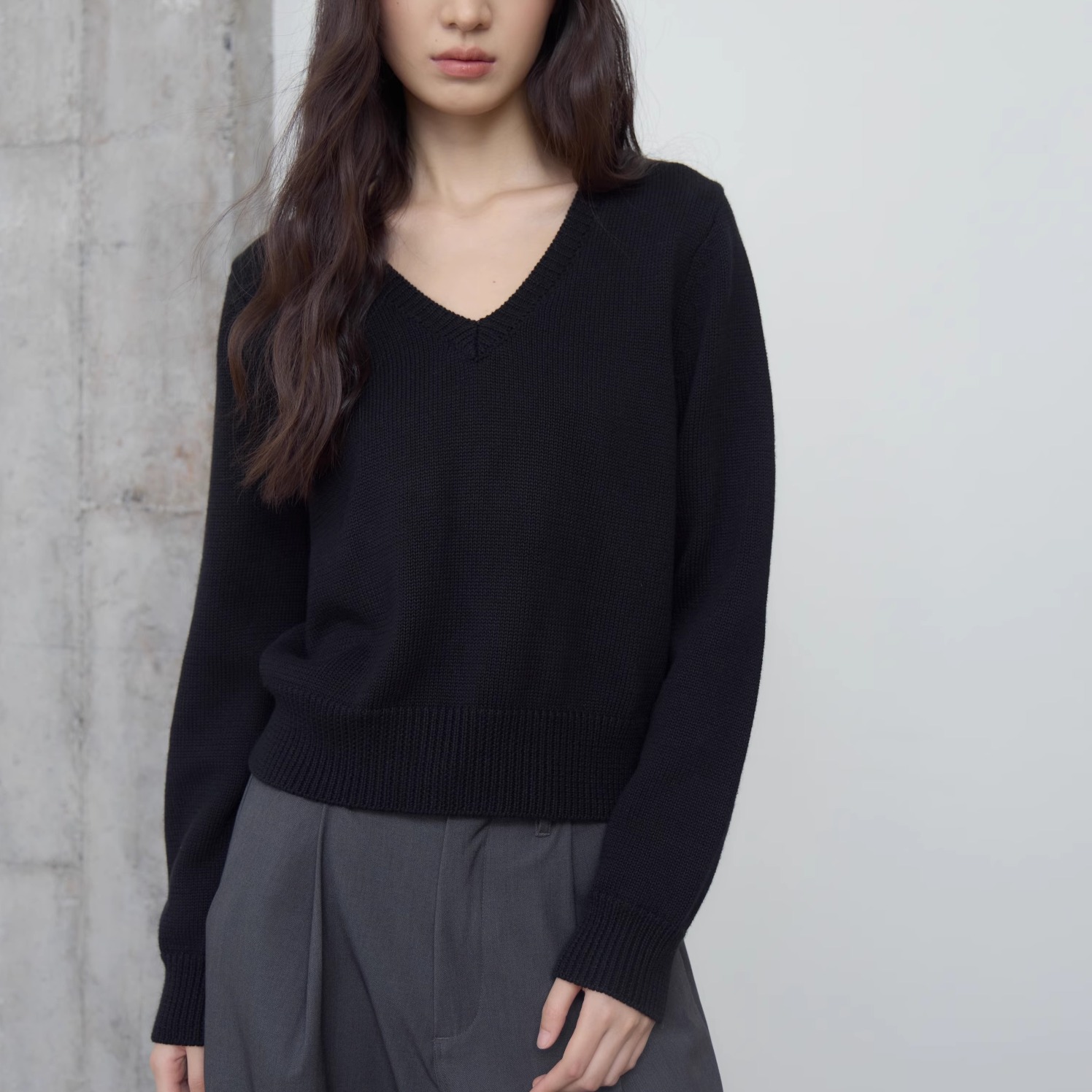 Tonō 汉棉麻简约中腰显瘦毛衣｜Tonolab