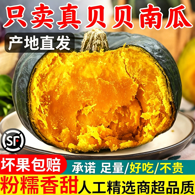 正宗贝贝南瓜板栗香甜健康辅食