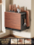Medieval Style Square Box Knife Holder + Chopping Board Slot [Black] Wall-Mounted/Countertop