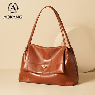 奥康2026新款女士通勤托特大包时尚百搭潮流休闲单肩包